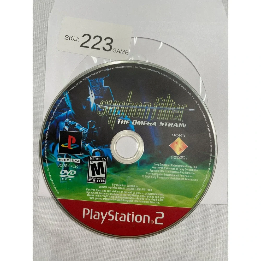 Syphon Filter The Omega Strain Sony PlayStation 2